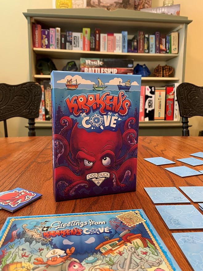 Kraken’s Cove – Memory & Strategy Game for Kids & Families | Quick Play Ocean Adventure Game | Ages 5+ | 1-3 Players | Under 15 Minutes