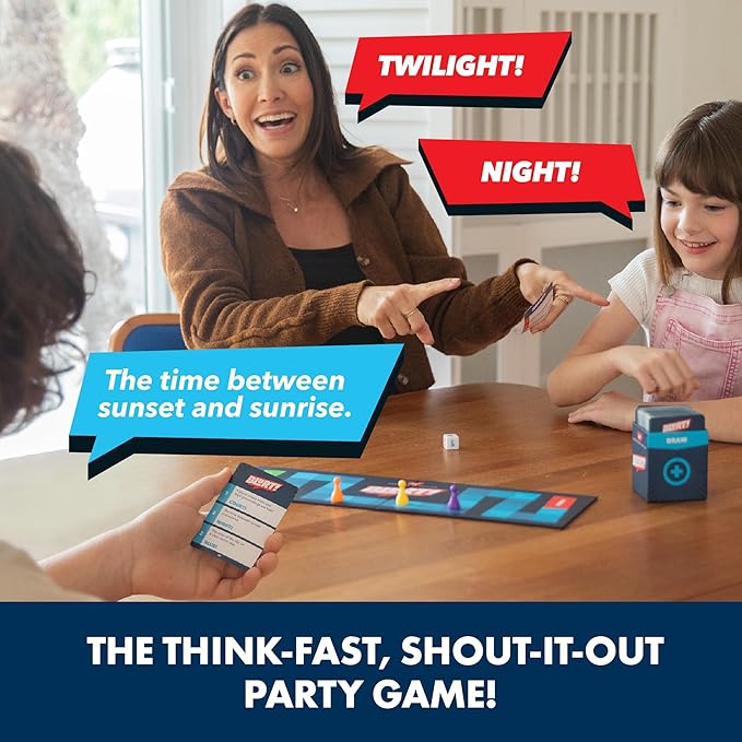 Educational Insights Blurt! The Think Fast, Shout-it-Out Party Game - Family Games for Kids and Adults, Board Games for Family Night, Fun Word Game for Ages 7+
