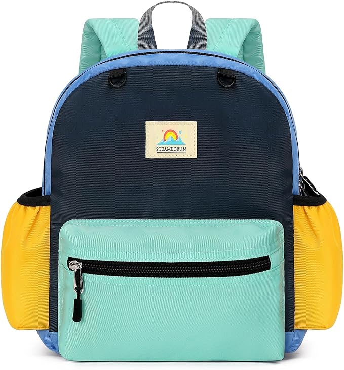 STEAMEDBUN Toddler Backpack for Boys 2-4: Preschool Kindergarten Backpack - 12 inch Daycare Backpack