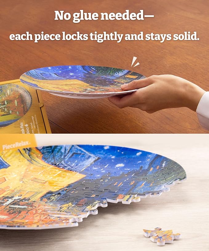 3D Puzzle Plate 124 Pieces - Soy Sauce Chashu Ramen - Jigsaw Puzzle for Adults, Decorative Plate with Durable Plastic Pieces, Ideal Gift for Home or Office Décor [PL1012]