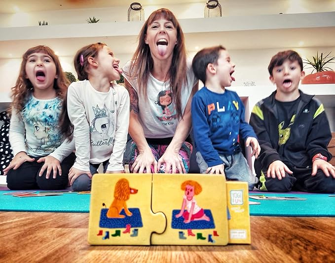 Yoga Puzzle Pairs for Toddlers to Learn Yoga, Colors and Counting