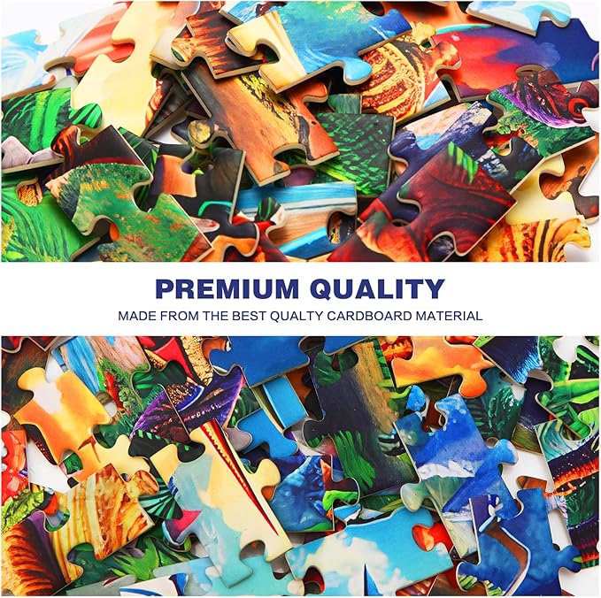 Jigsaw Puzzles for Kids Ages 6-8 8-10-Dinosaur Puzzle 200 Pieces Relax Kids Puzzles Ages 6-8 10-12 -Learning Educational Toys Gift for Boys and Girls Toddler