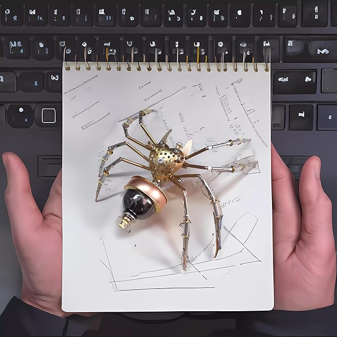 Mechanical Metal DIY 3D Insect Brass Puzzle (Jumping Spider)