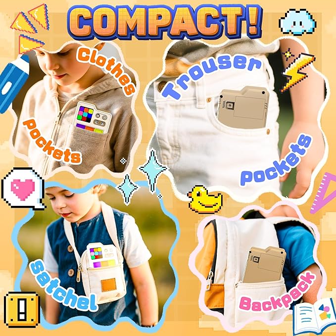 SMILESSKIDDO Super Slide Puzzle Games, Original 1000+ Challenges & 3 Modes, Brain Teaser Puzzle, Super Electronic Sliding Puzzles Toy Gifts for Kids & Adults, Fun Unblocking Logic Game