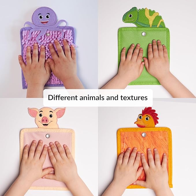 ODOXIA Sensory Mats Texture for Children | Tiles for Kids | Pads for Autistic Children | Helps With Seeking Kids | Playful Learning Toys for Toddlers
