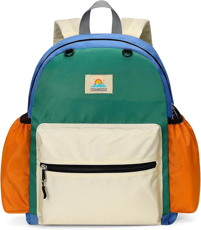 STEAMEDBUN Kids Backpack for Boys 4-6: Boys Backpacks for Elementary - 15 inch Backpack for Kindergarten