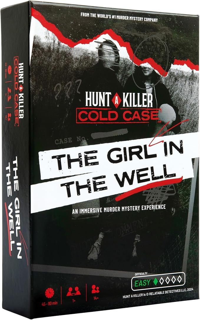 Hunt A Killer: Cold Case: Girl in The Well, an Immersive True Crime Experience and Halloween Mystery Party Game for Adults, Perfect for Halloween Game Night & Fans of Criminal Minds or Forensic Files