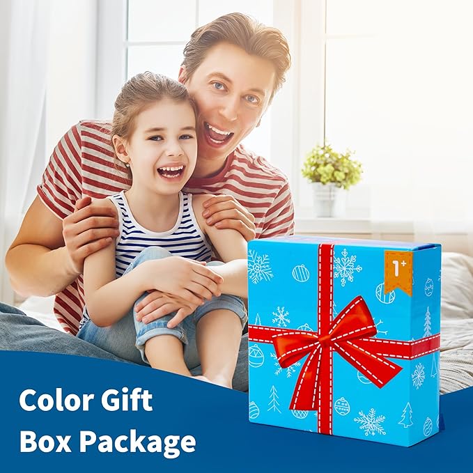 Wooden Animals Block Puzzles for Kids, Puzzles for Ages 2-4 with Book, Jigsaw Puzzles Preschool Learning Educational Toys Gift for Boys Girls, Wood Farm Cube Puzzles for Toddlers 2 3 4 5 6 Years Old