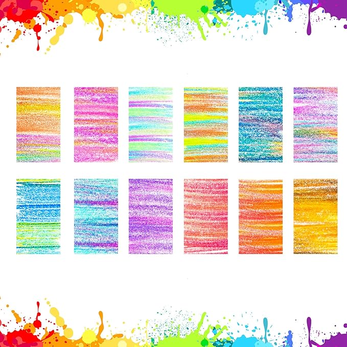 Hapikalor 24 Pack Rainbow Pencils, Cute School Supplies, Gifts for Teen Gifts Trendy Stuff, Art Supplies for Adults, Birthday Party Favors, Art Supplies for Kids