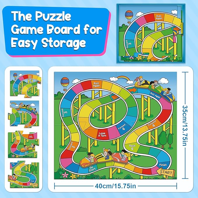 Memory Board Games for Kids and Adult, Improve Observation, Concentration and Reading,100 Picture Cards, Fun & Educational for Family Game Night & Party Activities, 2-4 Players, Ages 6 And Up