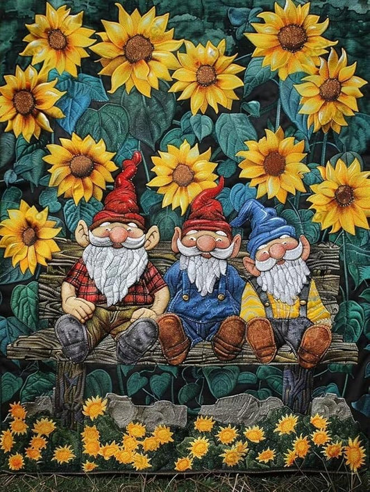 Puzzles for Adults 500 Pieces Sunflower Gnome Puzzles for Kids, HD Printing & Each Piece Fits Together Perfectly - for Room Decor Home Decor Bathroom Decor - Unique Gifts 20x15 inch