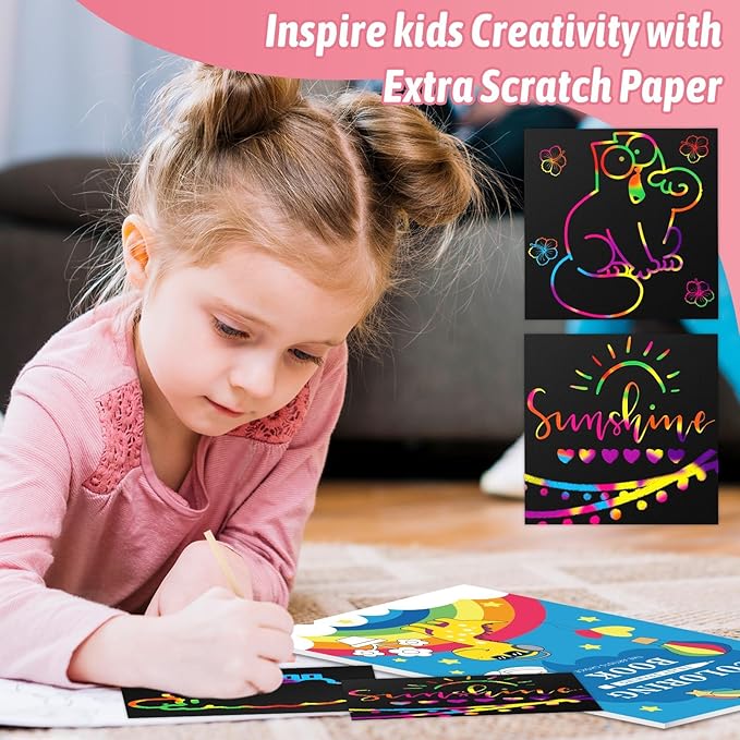iBayam Stocking Stuffers for Teen Girls, Art Supplies, Arts and Crafts for Kids Ages 8-12, Teens Girls Christmas Gifts, Gifts for 5-12 Year Old Girl, Art Set Case with Trifold Easel, Sketch Pads