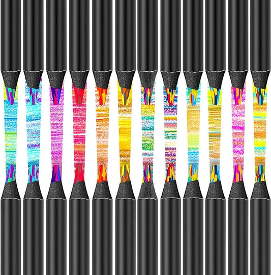 Hapikalor 24 Pack Rainbow Pencils, Cute School Supplies, Gifts for Teen Gifts Trendy Stuff, Art Supplies for Adults, Birthday Party Favors, Art Supplies for Kids