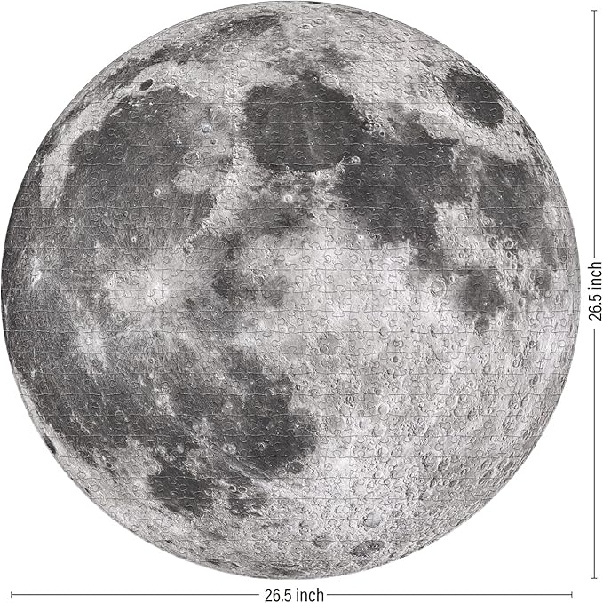 Antelope 3 in 1 1000 Piece Round Puzzle Bundle - Earth, Space, and Moon With Sun - Planet and Space Jigsaw