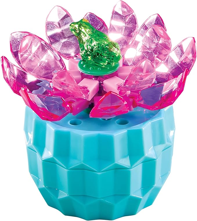 RoseArt Crystal Gem Creations Jewel Succulents Kit, 175+ Pieces, Great for Adults, Tweens and Children Ages 8+