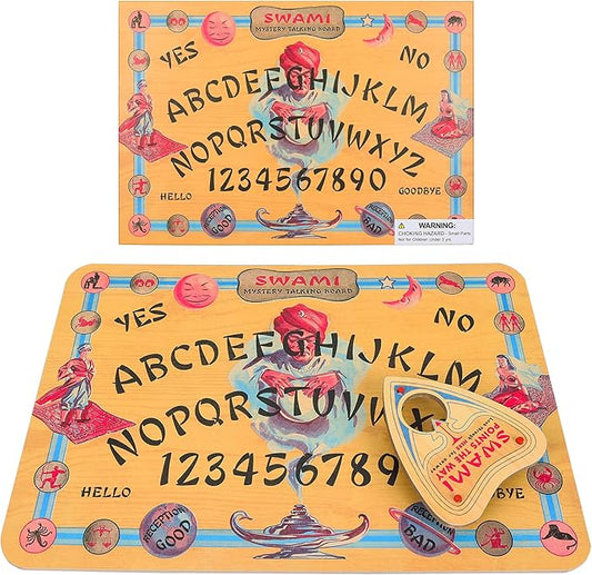 Swami Mystery Talking Board Game for Teens & Adults | Classic Board Spirit Communication Fun | Family Party Game Night & Halloween Toy Gift | Premium Retro Vintage Design