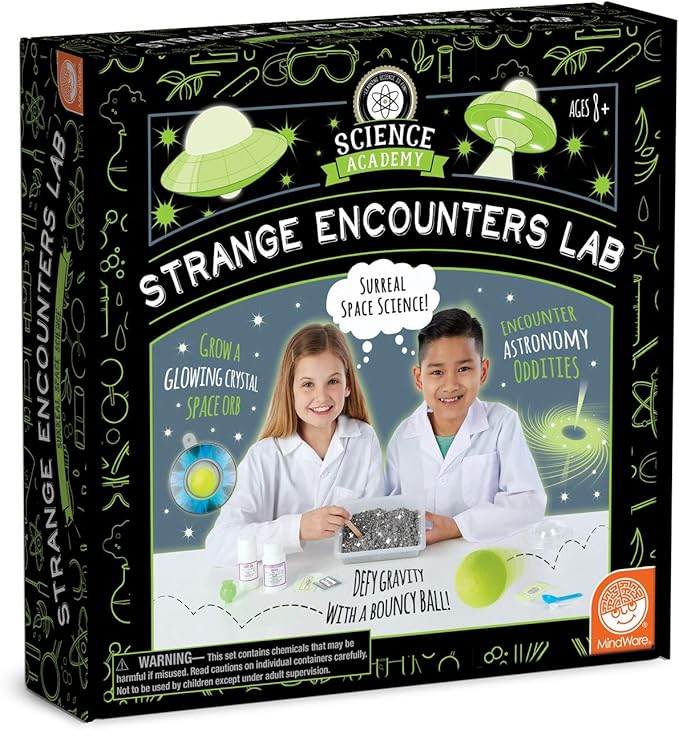 MindWare Science Academy Strange Encounters Space Science Kit - Wild & Weird Experiments for Boys & Girls - Great Educational Gift