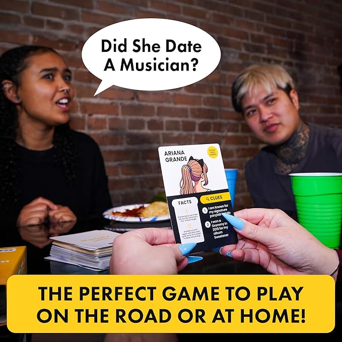 Educated Guess – Fast & Fun Yes‑or‑No Trivia Party Game for Families & Friends | 100 Clue Cards, 4 Categories, Adults & Teens (Ages 12+) | Perfect for Road Trips & Gifts