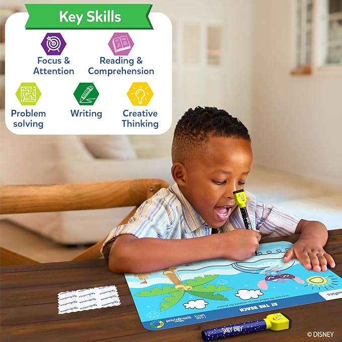 Skillmatics I Can Write Disney's Lilo & Stitch - Reusable Preschool Learning Activities, Educational Toy and Game, Back to School Supplies, Gifts for Students, Kids, Toddlers Ages 3, 4, 5, 6