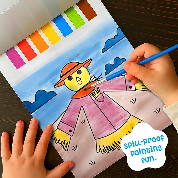 Watercolor Fun Value Pack - 2 Paint with Water Kits for Toddlers - Water Painting for Toddlers - Travel Activities for Kids Ages 4-8 - Screen Free Birthday Gifts (Farm - Fairy Tale)