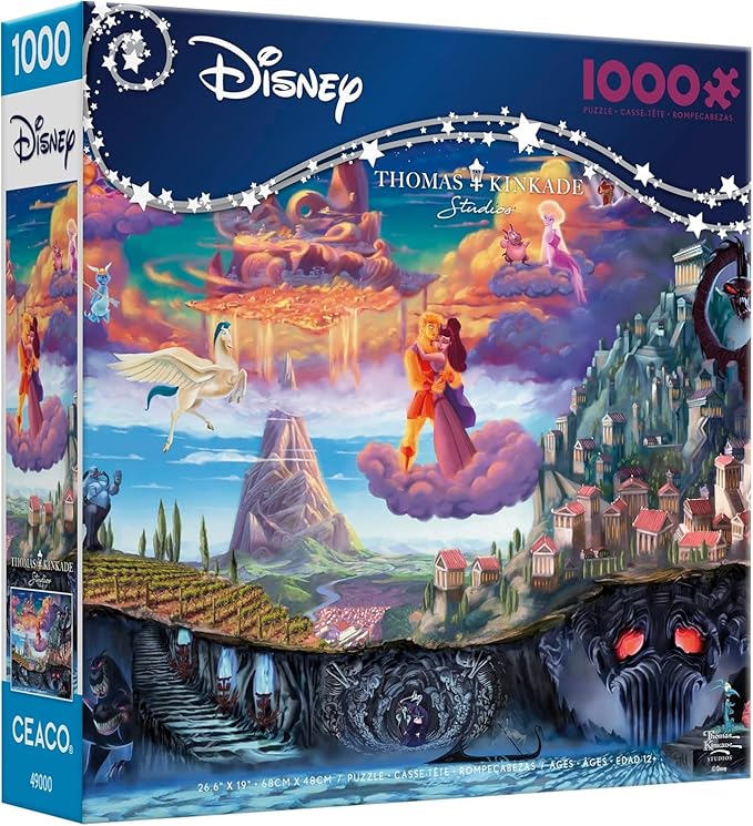 Ceaco - Thomas Kinkade - Disney - Hercules -1000 Piece Jigsaw Puzzle