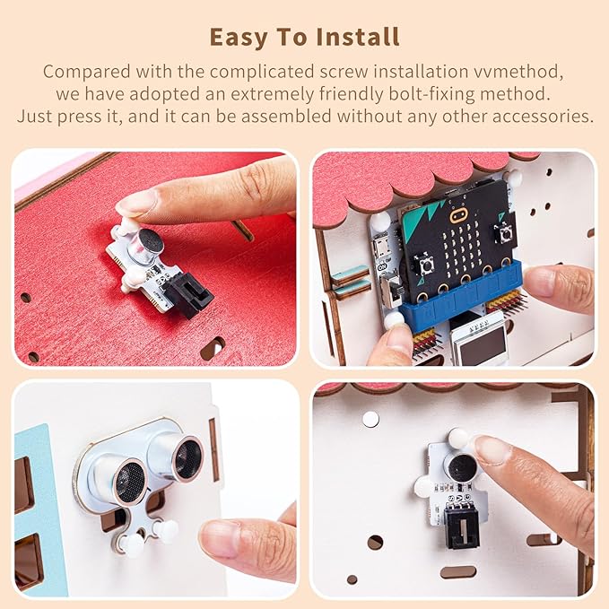 ELECFREAKS Smart Home Material Pack for Elecfreaks Sensors/Breakout Board/Servo (Not Include Sensors and microbit)