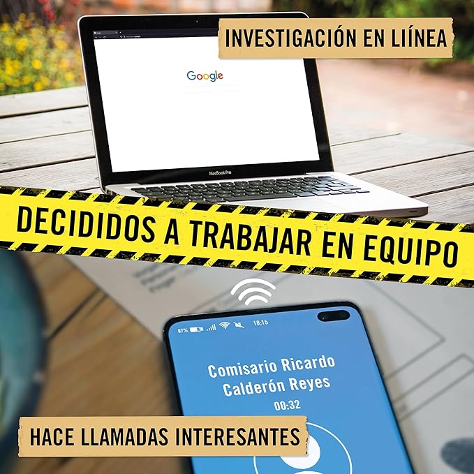 Hidden Games Lugar de Los hechos - El caso de San Pedro el Chico - México - Juego realista de escenas del crimen, emocionante juego de Detectives, juego Escape Room