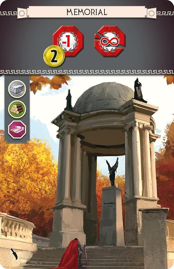 Asmodee 7 Wonders Cities Board Game EXPANSION - Forge Alliances and Expand Your Influence, Civilization Strategy Game for Kids and Adults, Ages 10+, 3-7 Players, 40 Min Playtime