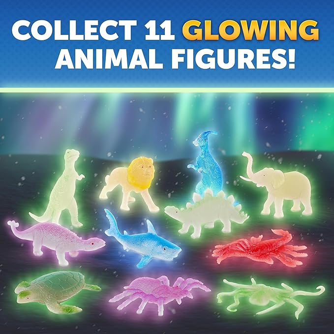 Blue Marble Glow In The Dark Advent Calendar 2025 – Christmas Countdown Calendar with 24 Science Activities, Experiments & Animal Figures | Fun & Educational Kids Advent Calendar