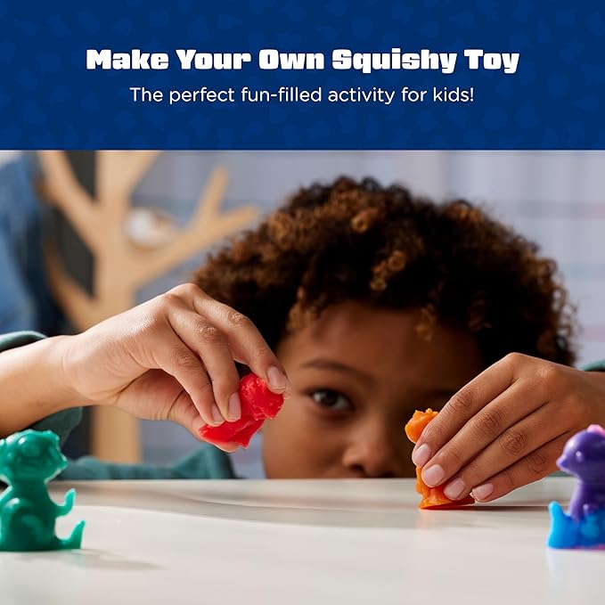 Elmer’s Squishies Mix and Match DIY Squishy Toys Kids Crafts Creates 2 Mix and Match Characters 12 Piece Kit