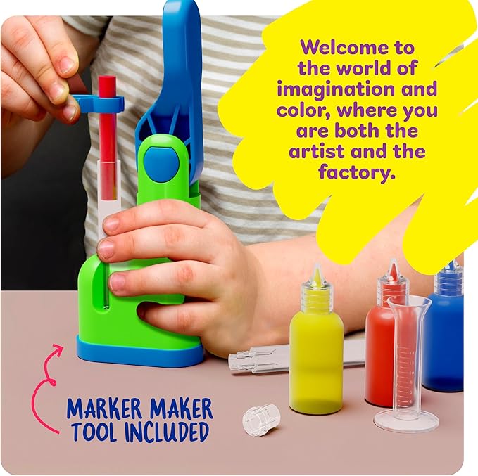 Dan&Darci Marker Making Kit for Kids - Arts and Crafts for Kids Ages 6 7 8 9 10 11 12 Year Old - Crafts for Girls 8-12 - Girl Birthday Gift - Summer Activities - Craft Gifts Toys Age 6-8, 8-12