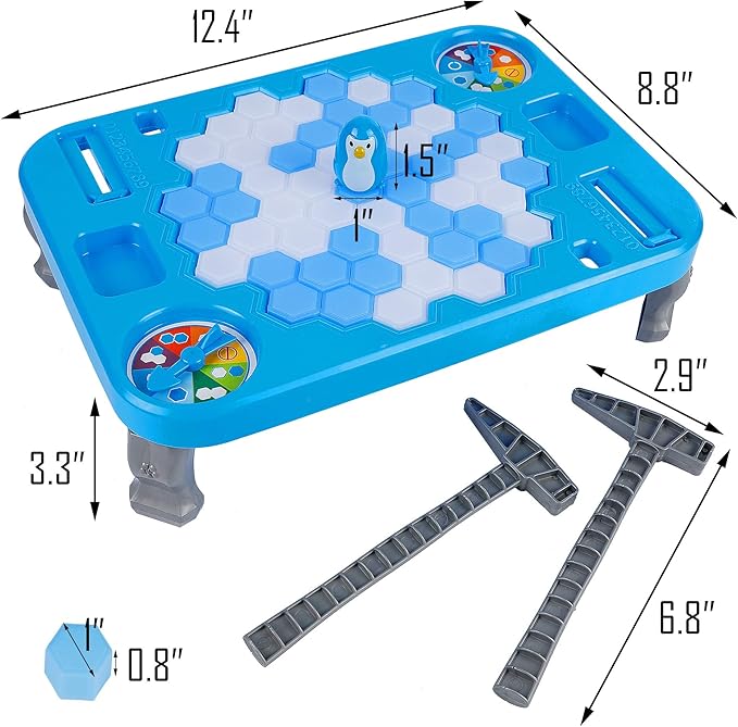 DR.DUDU Ice Breaker Game Save Penguin On Ice Block Family Funny Game Penguin Trap Activate Game Children's Day Gifts