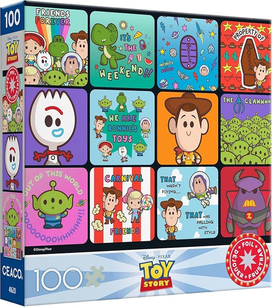 Ceaco - Disney - Pixar - Toy Story - Foil Puzzle - 100 Piece Jigsaw Puzzle