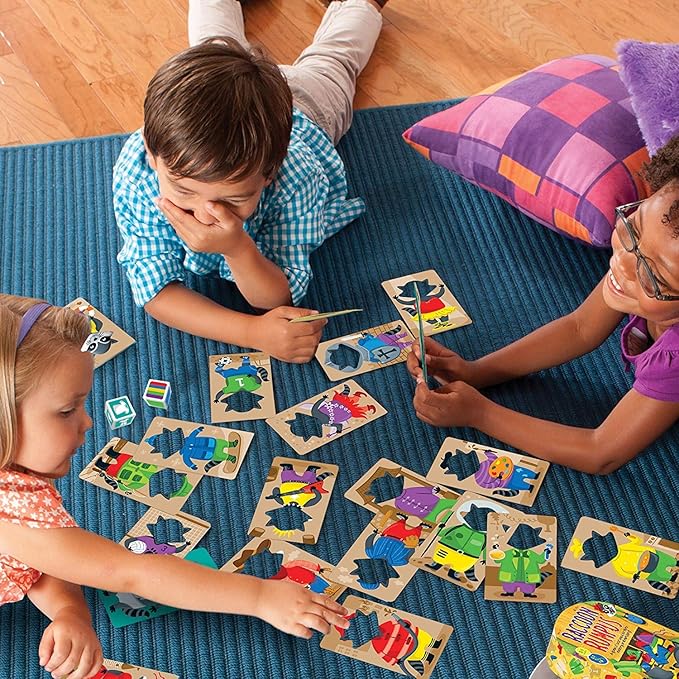 Educational Insights Raccoon Rumpus - Cute Preschool Toys & Board Games for Kids, Color Matching Kids Games, Toddler Memory Game, 2-in-1 Game for 2-4 Players, Fun Gifts for Girls & Boys Ages 3+