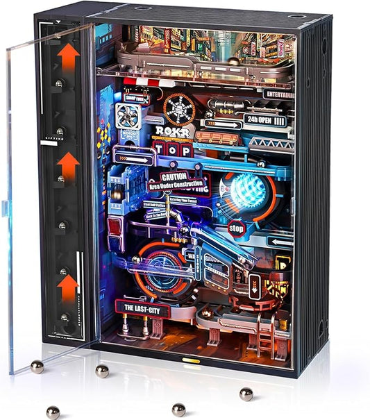 ROKR 3D Puzzles Building Toy Sets Marble Run Model Kits for Adults, DIY Hobbies for Men Women (Parallel World MR01S)