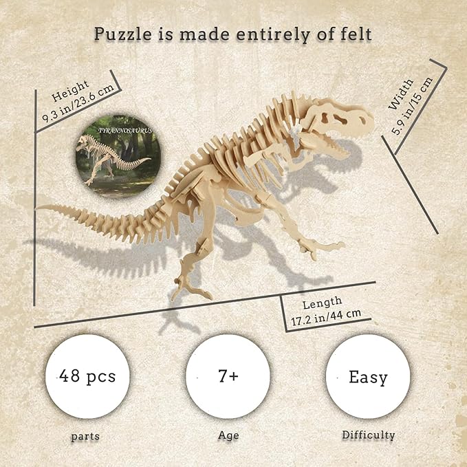 3D Jigsaw Puzzle, Different from Wooden, Felt Christmas Sleigh DIY Three-Dimensional Model, Christmas Toys Game Set Gift