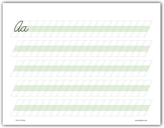Channie’s Easy Peasy Cursive Handwriting Workbook for Kids, Tracing & Cursive Writing Practice Book, 80 Pages Front & Back, 40 Sheets, Grades 1st – 3rd, Size 8.5” x 11”