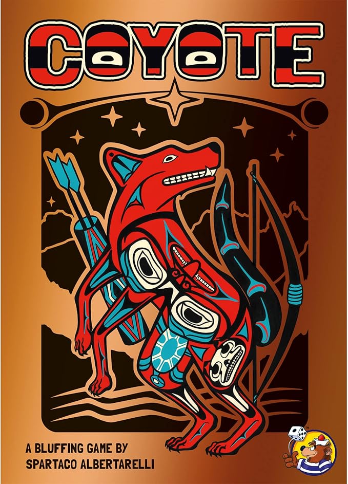 Coyote Card Game | Strategy Game | Bluffing Card Game for Adults and Kids | Fun Game for Family Game Night | Ages 10 and up | 3-6 Players | Average Playtime 20 Minutes | Made