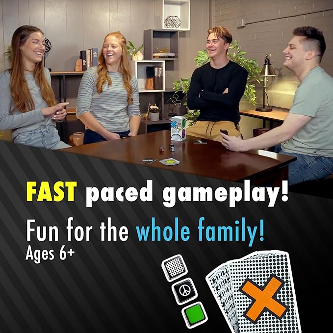 Not It! Dice Tower: Roll The Dice, Dodge The Match, Exciting Family Game Night Fun, 3+ Players Ages 6 and Up - Original