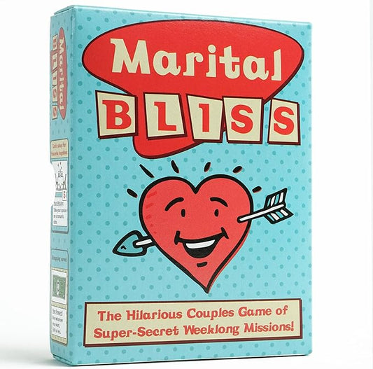 Marital Bliss Couples Gift – Better Marriages Through Subterfuge – Surprisingly Strategic, Sneaky, Healthy, and Romantic Card Game Adventure Ideas for Newlyweds, Husband, Wife, and Date Night