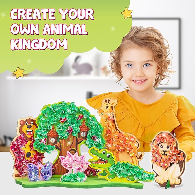 Smartivity Poke ‘n’ Create DIY Kit for Kids 4 to 10 Years, Creative Birthday Gift for Girls & Boys Age 4-5-6-7-8-9-10, DIY Art & Craft Activity Kit