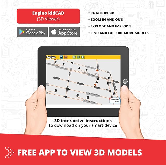 Engino STEAM Labs, How Viruses Work, STEAM Toys for Ages 8+, Experiment & Art Activities, STEM Project for Girls & Boys, Learning & Education Toys, 2 Model Building Set