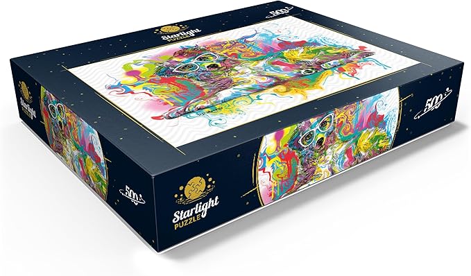 MyPuzzle Curious Pup - Premium 500 Piece Jigsaw Puzzle for Adults