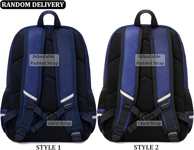 JIANYA Kids Backpack for School Boys, Basketball Themed Backpack with Lunch Box Elementary Kids School Bag Travel Back Pack for Boy, Blue