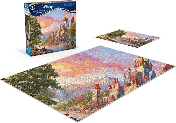 Ceaco - Thomas Kinkade - Disney - Beauty & The Beast II - 1000 Piece Jigsaw Puzzle