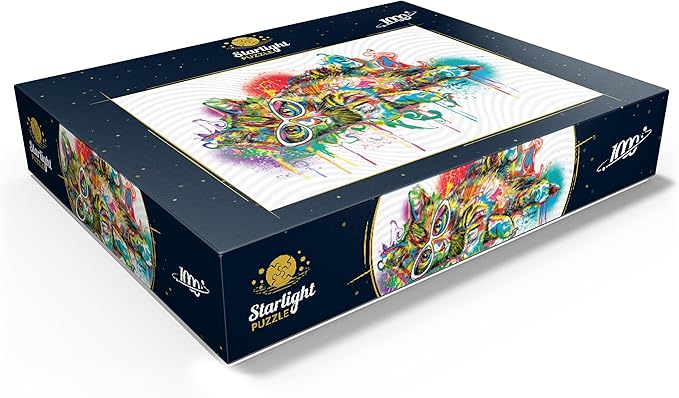 MyPuzzle Lazy Cat - Premium 1000 Piece Jigsaw Puzzle for Adults