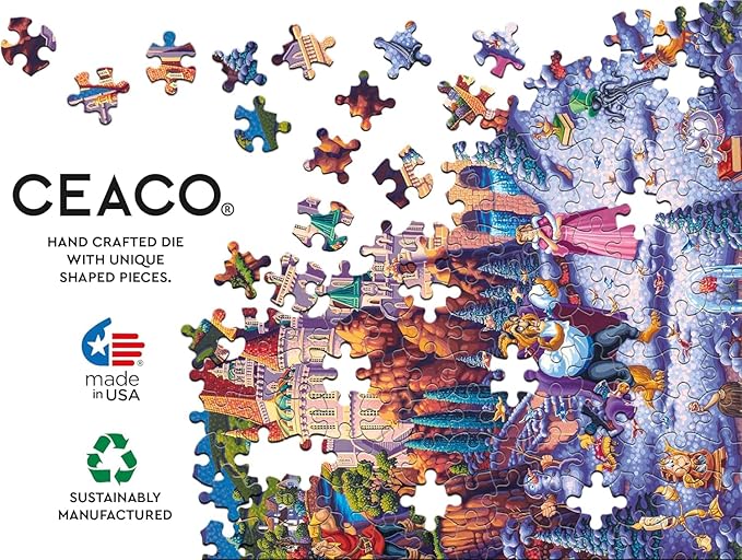 Ceaco - Disney - Dowdle - Beauty & The Beast Finding Love - 1500 Piece Jigsaw Puzzle