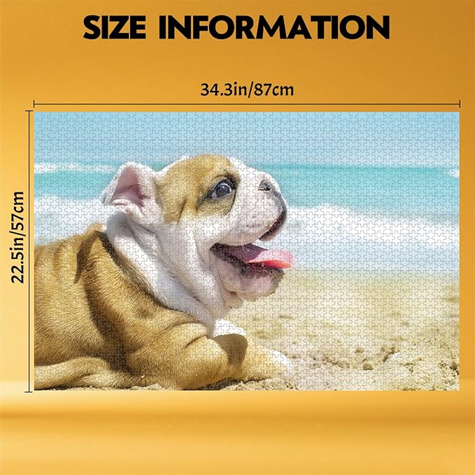 Custom Puzzle, Personalized Puzzle from Photos, Customized Puzzle 120/200/300/500/1000/1500 Pieces for Family, Christmas, Pet, Birthday, Wedding Gift