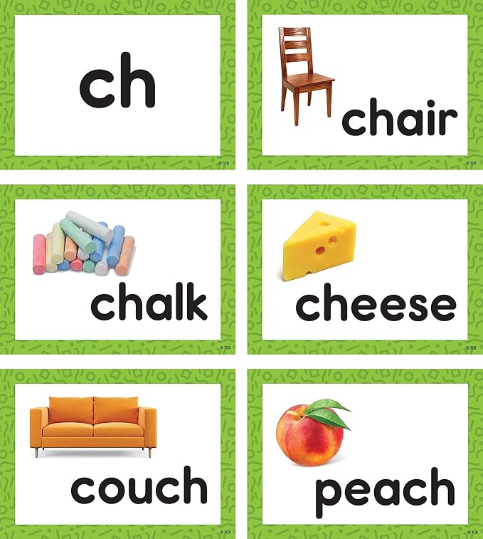 Teacher Created Resources Consonant Blends & Digraphs Pocket Chart Cards