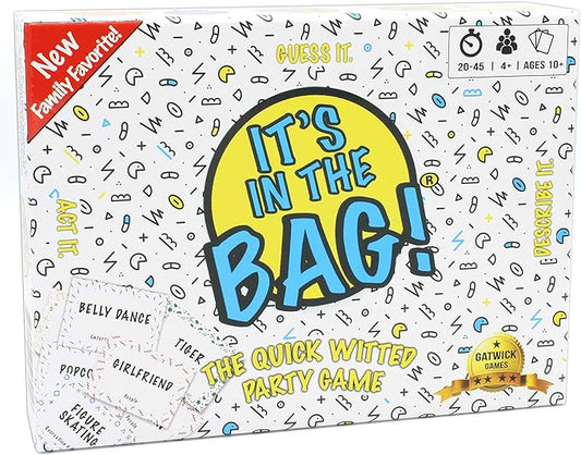 It’s in The Bag - Ultimate Family Game for Game Night, 3 Rounds of Wild Easy Fun! Best Board and Party Games for Adults, Groups, and Kids